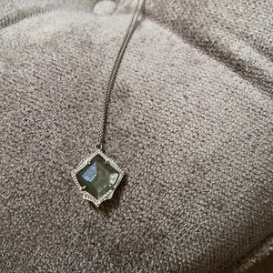 Silver Adjustable Length Kendra Scott necklace